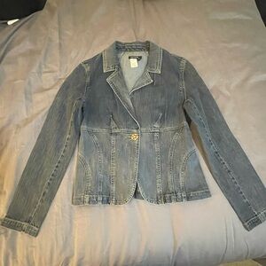 Daisy Fuentes Gray Denim Jacket